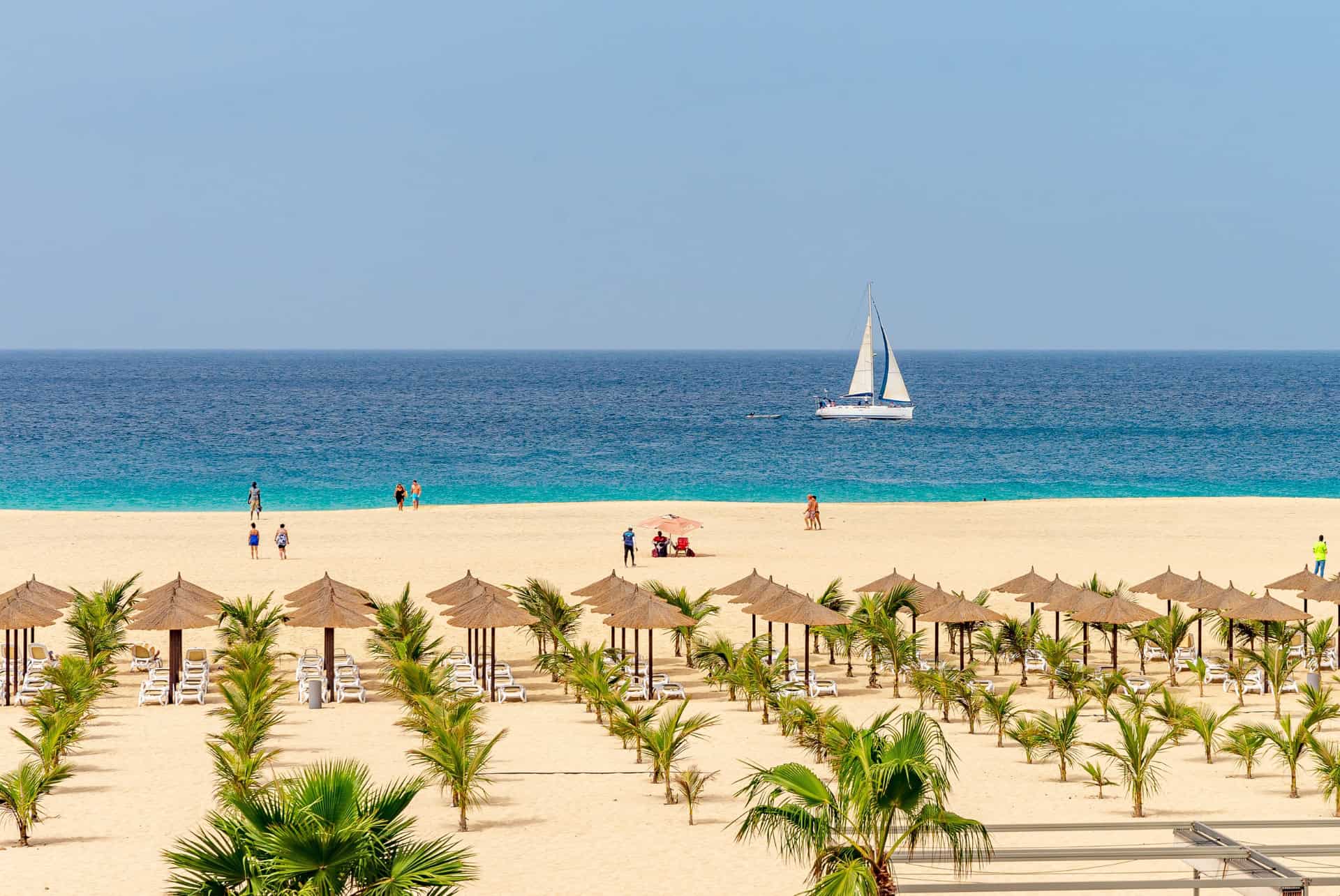 plage paradisiaque ile de sal au cap vert