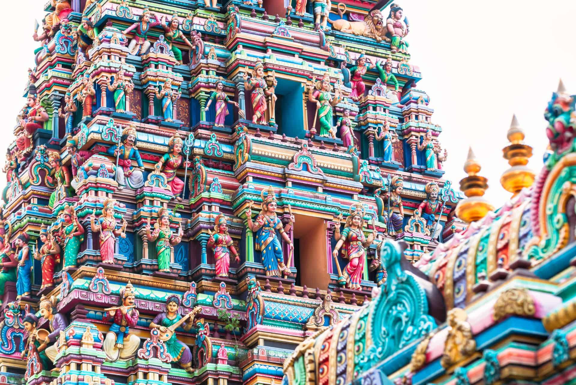 que faire a kuala lumpur voir le temple sri mahamariamman