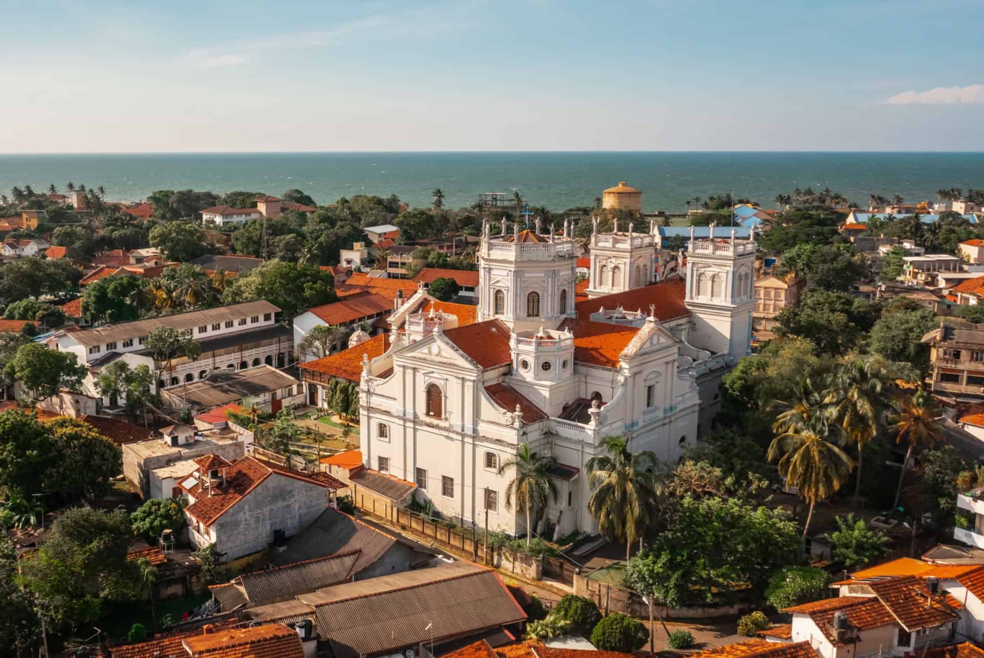 vue aerienne negombo