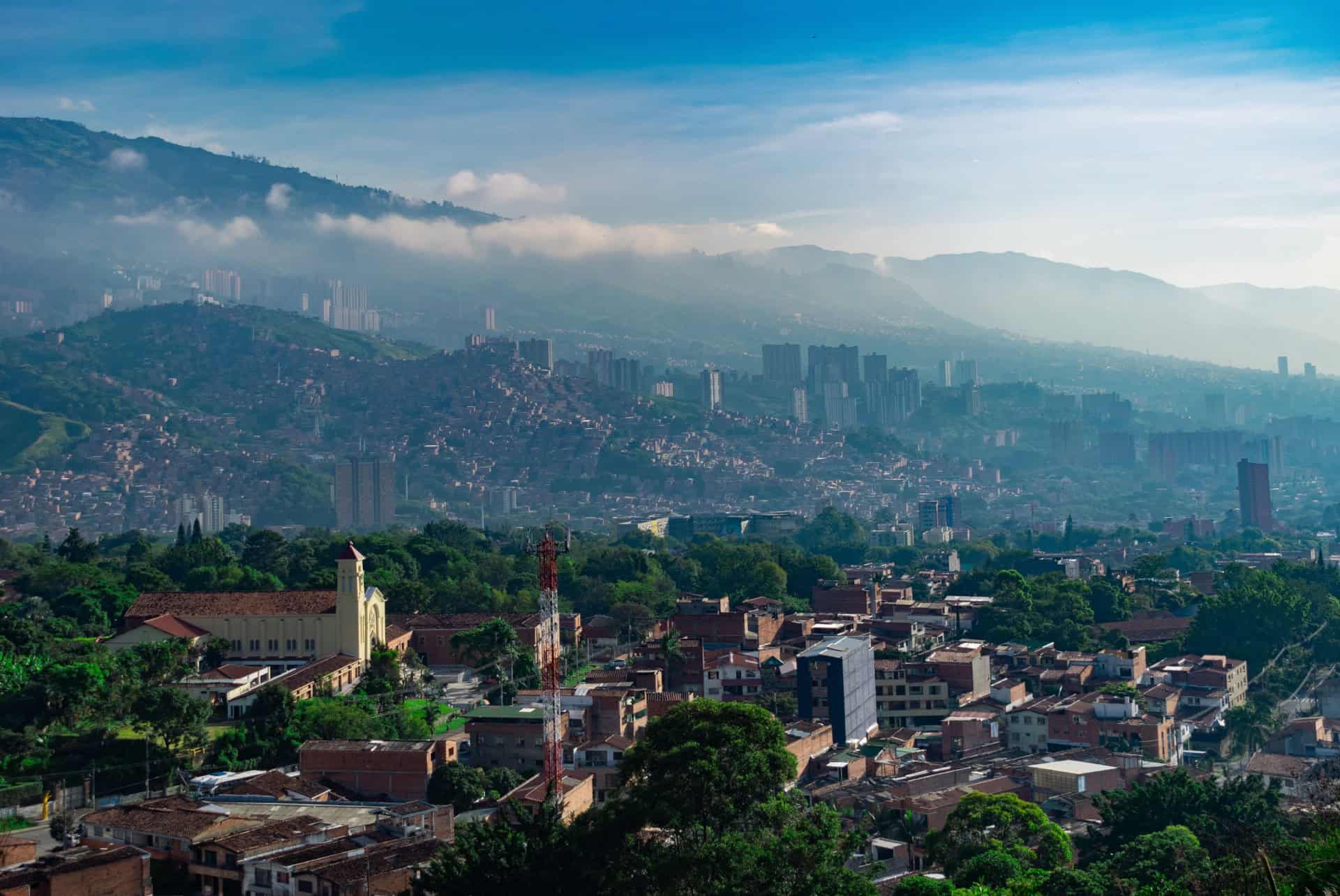 vue panoramique medellin