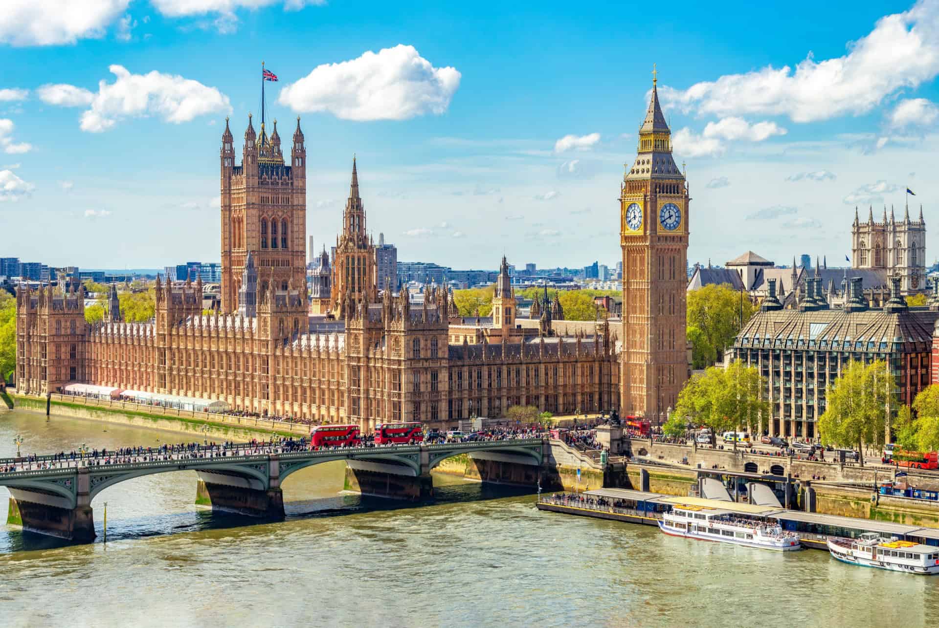 chambres du parlement et la tour big ben