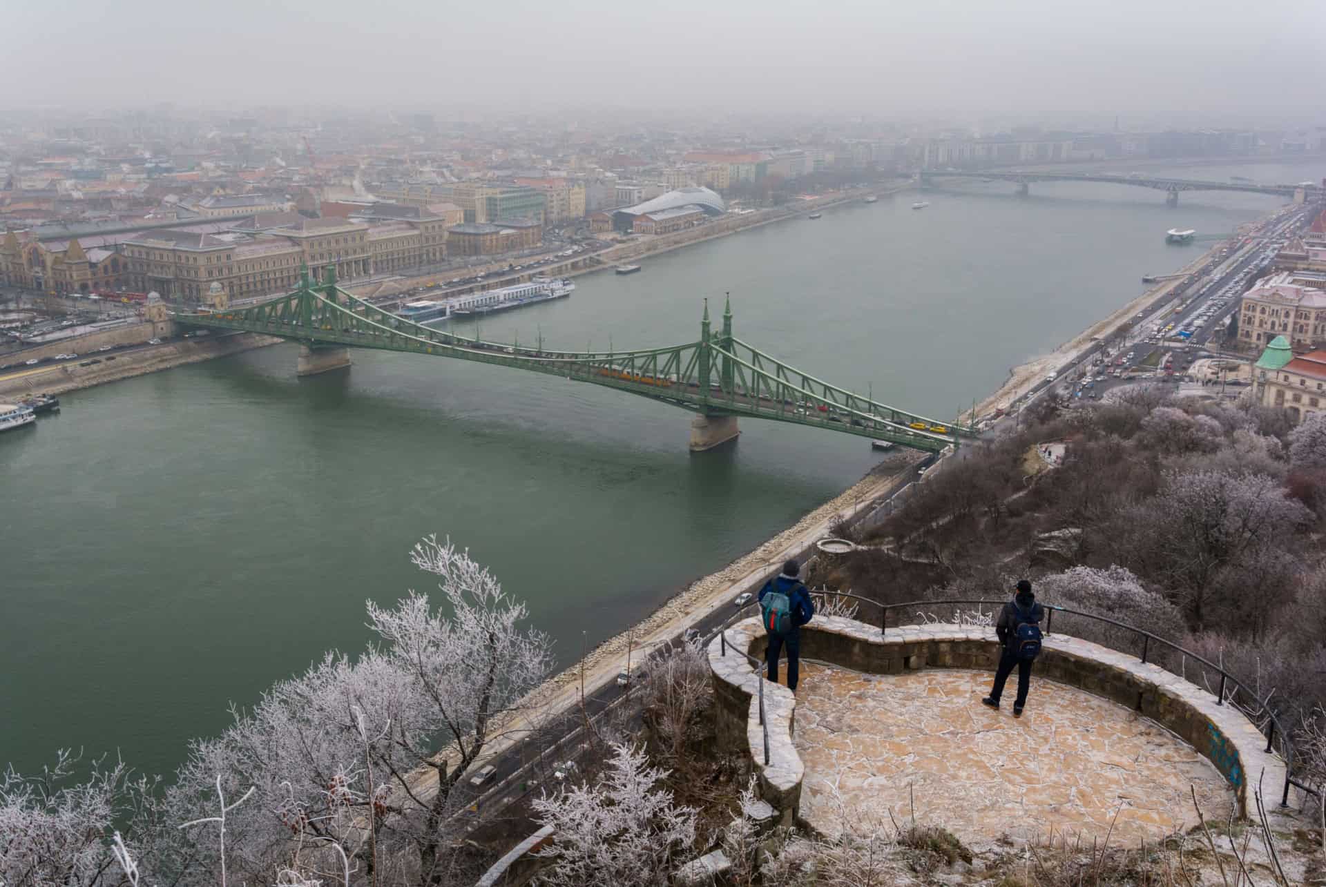 vue depuis le mont gellert