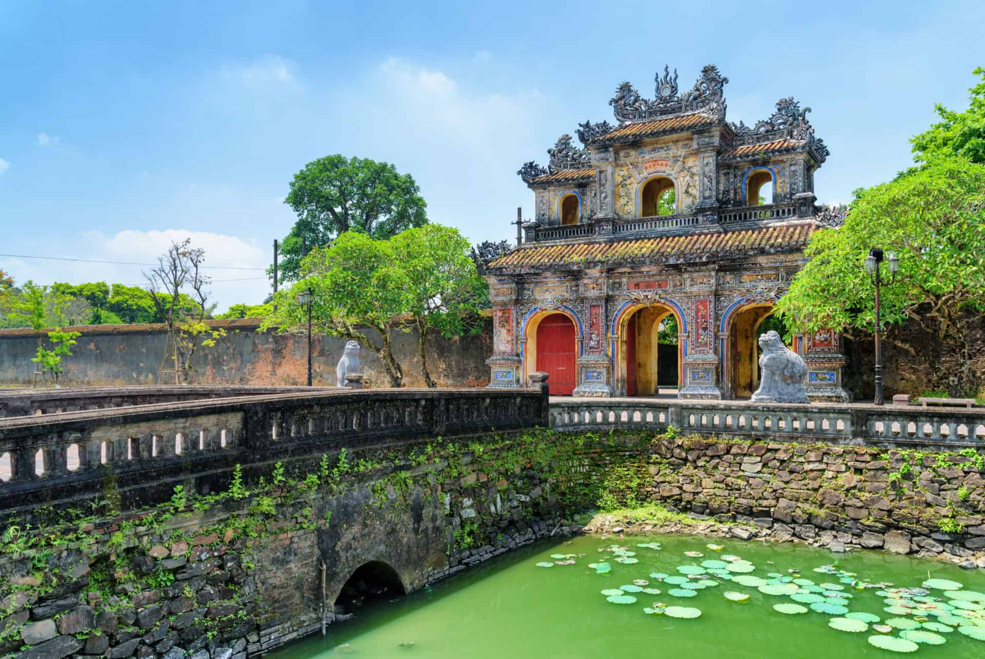 Citadelle de Hué vietnam en avril