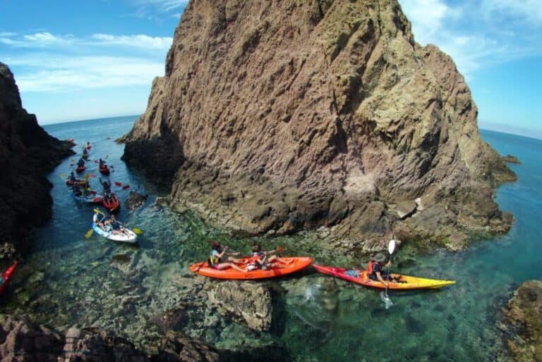 Excursion en kayak et plongée à Cabo de Gata