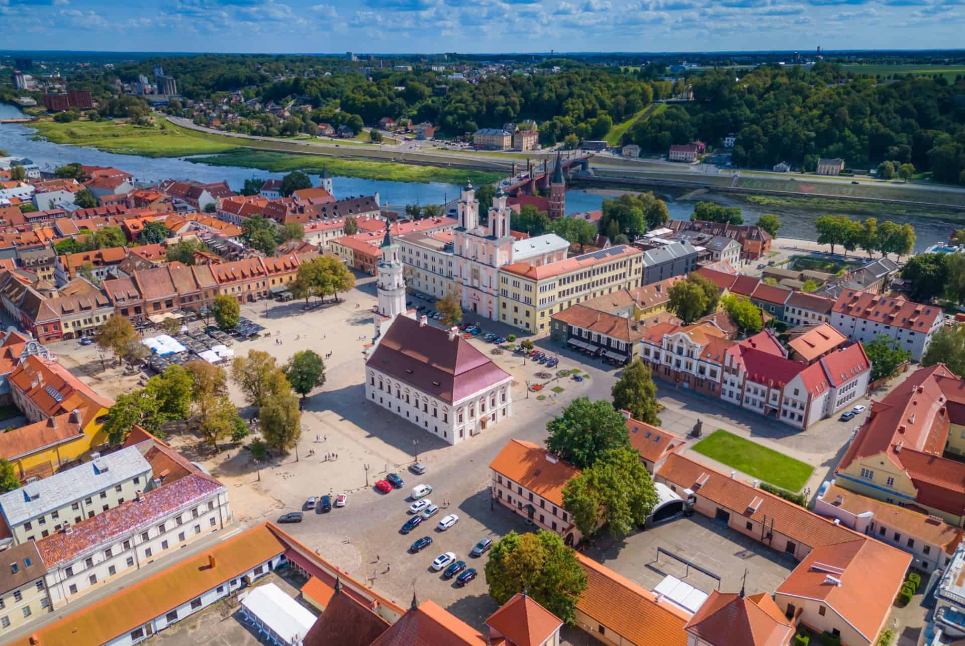 kaunas vue aerienne