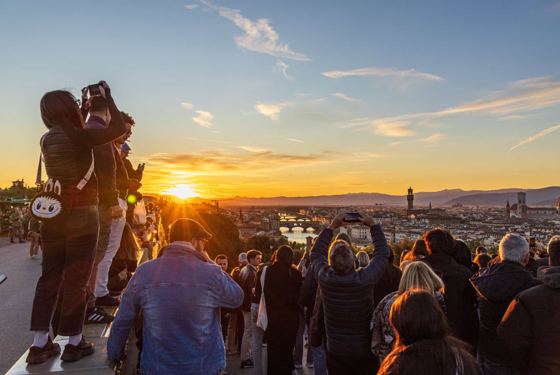 piazzale michelangelo coucher de soleil